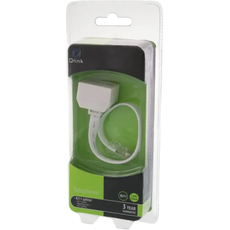 Q-link telefoon splitter modulair ADSL wit Discount