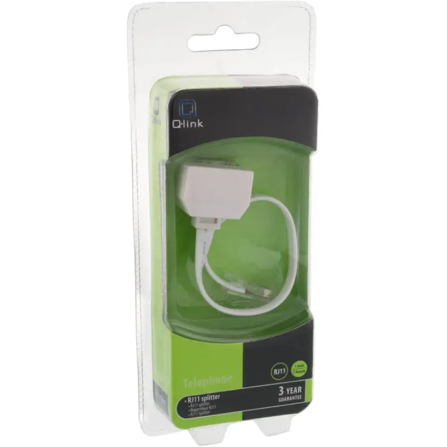 Q-link telefoon splitter modulair ADSL wit Discount