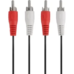Q-link tulp kabel 2RCA/2RCA male-male 1.5 meter rood/wit Online