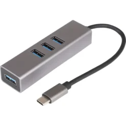 Q-link USB-C Hub 4 USB 3.0 poorten New