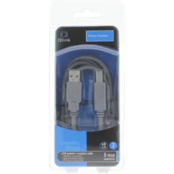 Q-link USB kabel 2.0 printer/scanner 2 meter grijs Hot