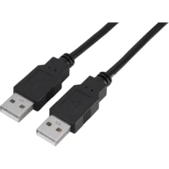 Q-link USB kabel 2.0 USB-A male/male 2 meter zwart Best
