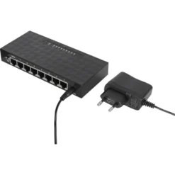Q-link UTP netwerkswitch 8 poorten gigabit ethernet zwart Clearance