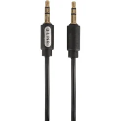 Q-link verlengkabel stereo 3.5 mm male/male 1.5 meter zwart