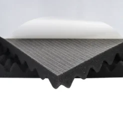 Redux geluidabsorberende plaat zelfklevend zwart 100 x 50 x 3 cm 2 stuks