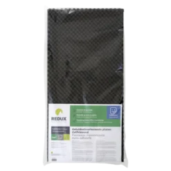 Redux geluidabsorberende plaat zelfklevend zwart 100 x 50 x 3 cm 2 stuks