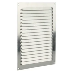 Renson ventilatierooster opbouw aluminium zilver 200x250 mm