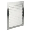 Renson ventilatierooster opbouw aluminium zilver 200x200 mm