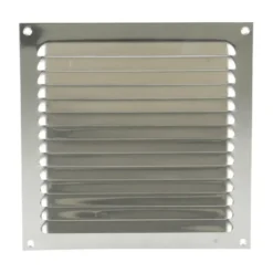Renson ventilatierooster opbouw aluminium zilver 200x200 mm
