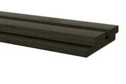 Geen Rhombusprofiel vuren hout antraciet geschaafd 180 x 14,5 x 2,8 cm New