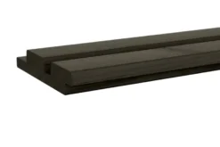Geen Rhombusprofiel vuren hout antraciet geschaafd 180 x 14,5 x 2,8 cm New