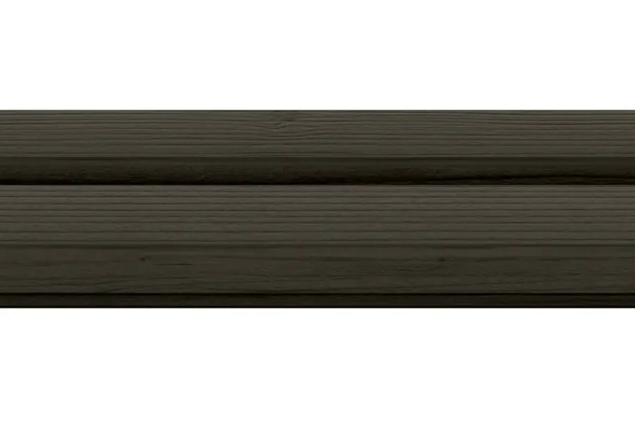 Geen Rhombusprofiel vuren hout antraciet geschaafd 180 x 14,5 x 2,8 cm New