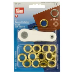 Ringen 11mm messing 15 stuks