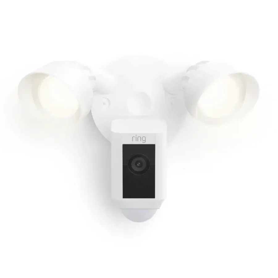 Ring Floodlight Camera Wired Plus Wit Clearance