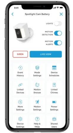 Ring Spotlight Camera Plus Battery Zwart Discount