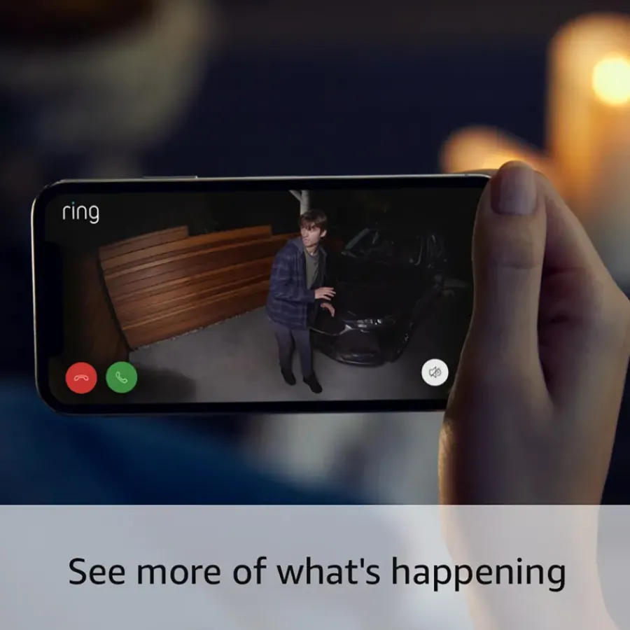 Ring Spotlight Camera Plus Battery Zwart Discount