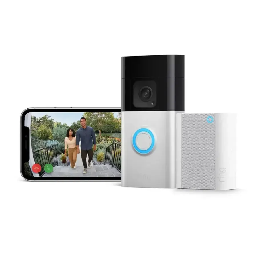 Ring Video Deurbel Plus met Chime Bundel Best