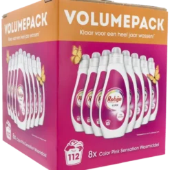 Robijn vloeibaar wasmiddel color pink sensation 8x700 ml