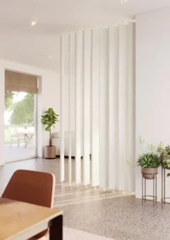 Geen Roomdivider lamel recht wit 15x240cm 1 stuk Outlet