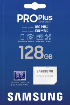 Samsung Pro Plus Micro SD-Kaart Incl. SD-Adapter 128 GB Outlet