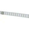Sanivesk afsluitbaar schuifrooster aluminium geanodiseerd 37x4 cm