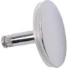 Sanivesk Afvoerplug Bad + Knop Zwart