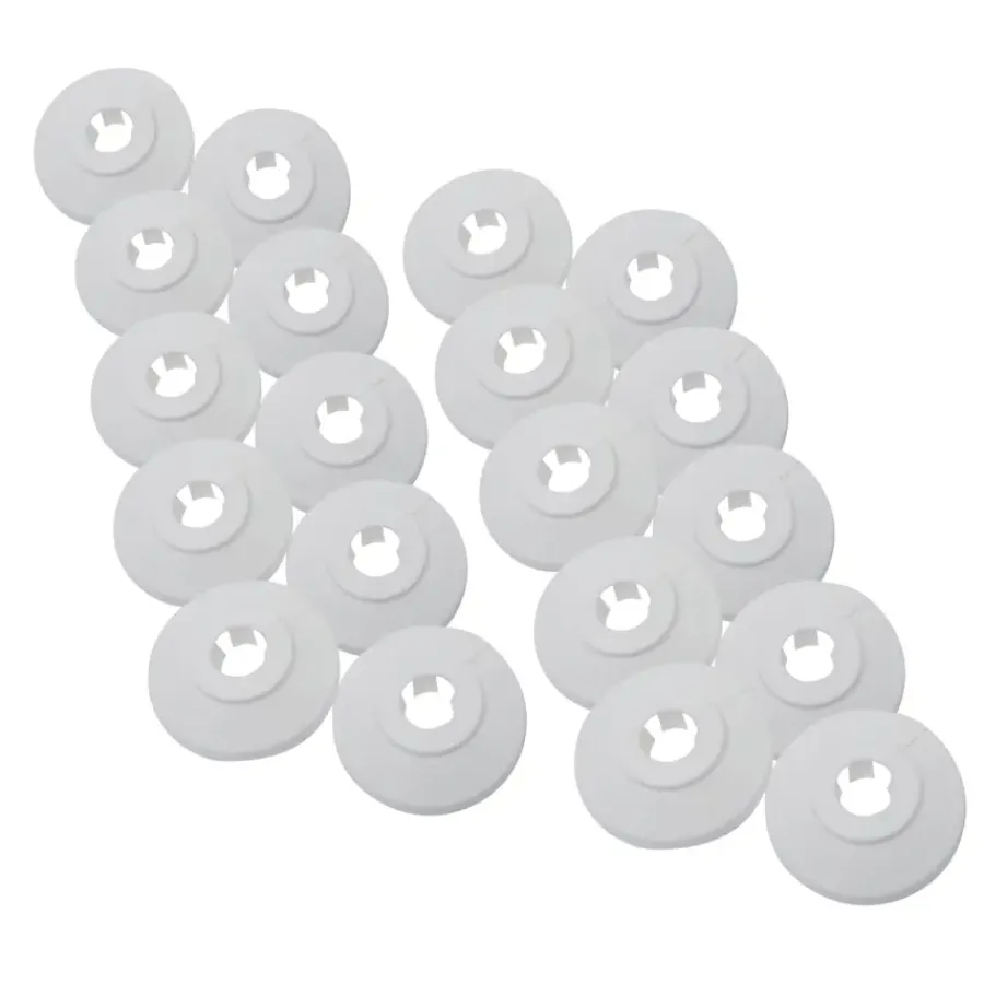 Sanivesk CV Buisrozet 22mm Wit 10 stuks Best