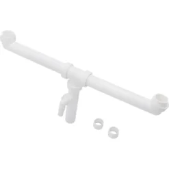 Sanivesk Duploafvoer Gelijk 6/4x40mm Wit Outlet