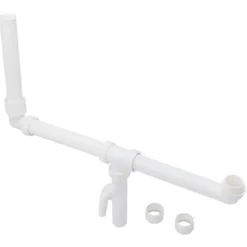 Sanivesk Duploafvoer Ongelijk 6/4x40mm Wit Clearance