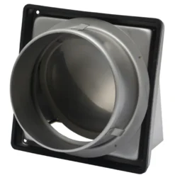 Sanivesk overdrukrooster met kap RVS Ø 150 mm