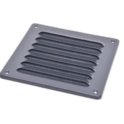 Sanivesk schoepenrooster aluminium antraciet 15,5x15,5 cm
