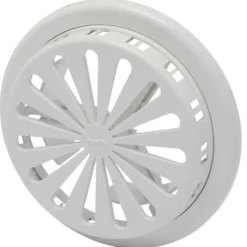 Sanivesk schuifrooster wit rond Ø 100-150 mm
