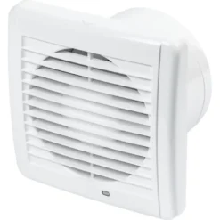 Sanivesk stille inbouwventilator Standaard met timer wit Ø 125 mm