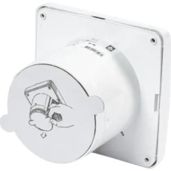 Sanivesk stille inbouwventilator Standaard met timer wit Ø 100 mm
