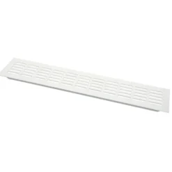 Sanivesk ventilatiestrip aluminium wit 40x8 cm