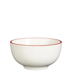 Schaal hart rood - h6,5xd12,5cm