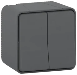 Schneider Electric Mureva Styl serieschakelaar IP55 antraciet Discount