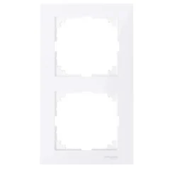 Schneider Electric Schneider Merten System-M Afdekraam 2-voudig Actief Wit New
