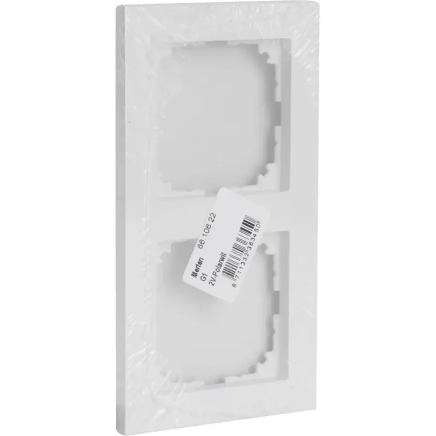 Schneider Electric Schneider Merten System-M Afdekraam 2-voudig Actief Wit New