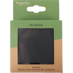 Schneider Electric Schneider Merten System-M Afdekplaat Antraciet Outlet