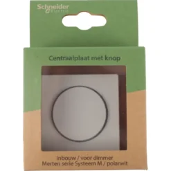 Schneider Electric Schneider Merten System-M Centraalplaat Dimmer Polarwit Hot