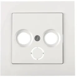 Schneider Electric Schneider Merten System-M Centraalplaat Radio/TV Actief Wit New