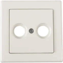 Schneider Electric Schneider Merten System-M Centraalplaat Radio/TV Polarwit Hot