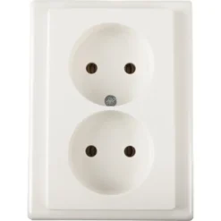 Schneider Electric Schneider Merten System-M Dubbel Stopcontact Polarwit Discount