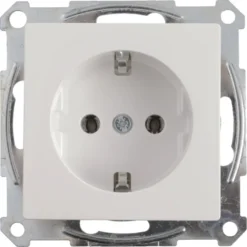 Schneider Electric Schneider Merten System-M Enkel Geaard Stopcontact Actief Wit