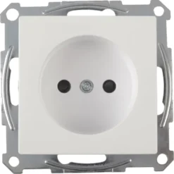 Schneider Electric Schneider Merten System-M Enkel Stopcontact Actief Wit Clearance