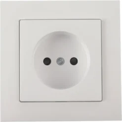 Schneider Electric Schneider Merten System-M Enkel Stopcontact Actief Wit Clearance