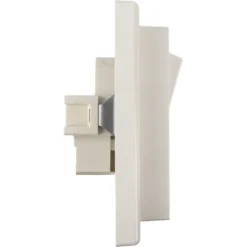 Schneider Electric Schneider Merten System-M Geaard Stopcontact met Wisselschakelaar Polarwit Sale