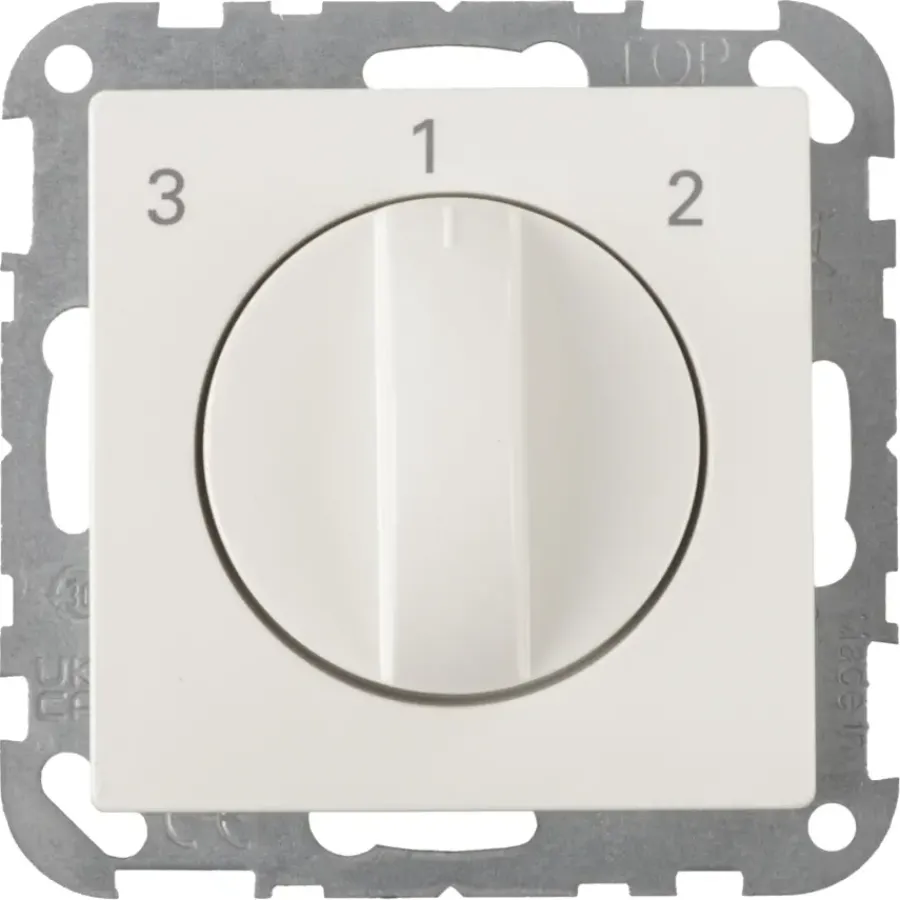 Schneider Electric Schneider Merten System-M Ventilatorschakelaar Polarwit New