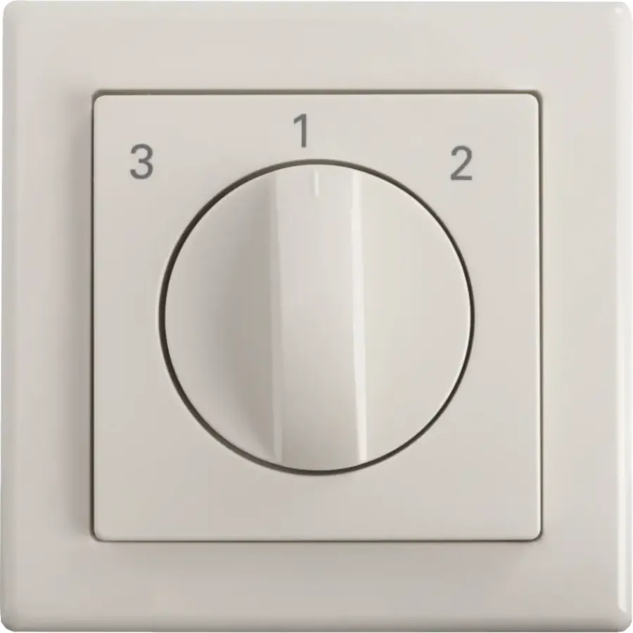 Schneider Electric Schneider Merten System-M Ventilatorschakelaar Polarwit New